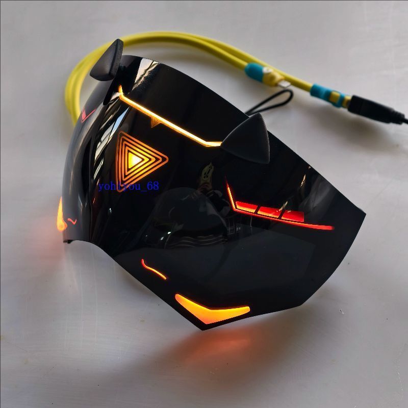 Zenless Zone Zero Trigger Half-face Mask Eye Patch Cosplay Performance Luminous