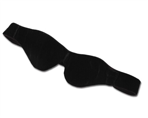 Lux Fetish Black Adjustable Unisex Blindfold
