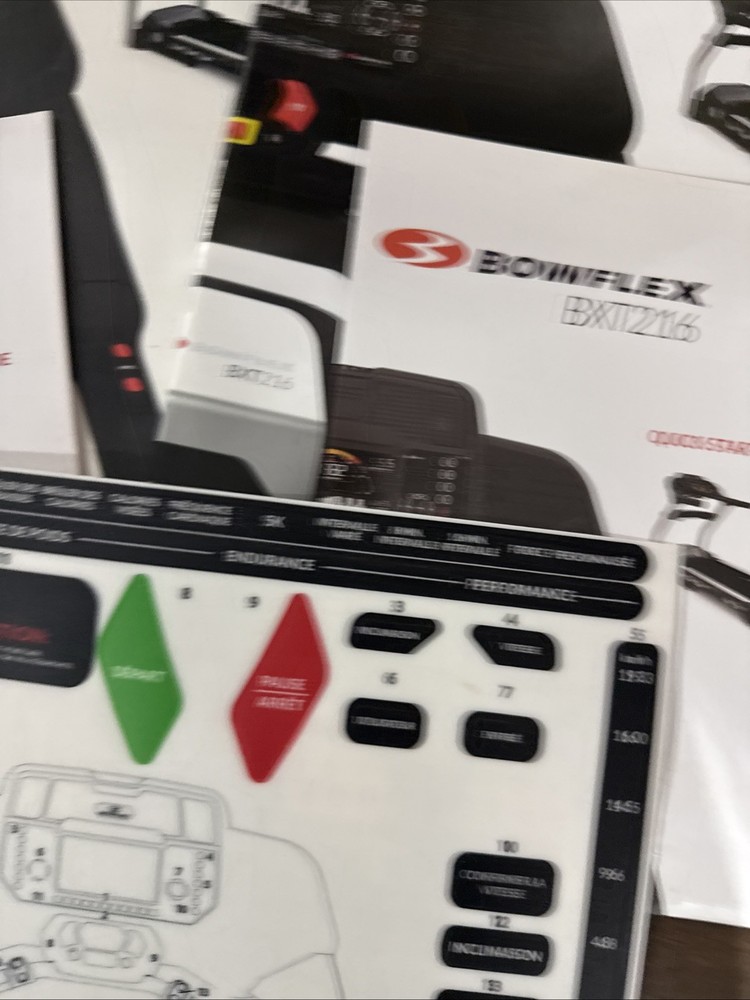 Bowles XT216 manual Set And Stickers