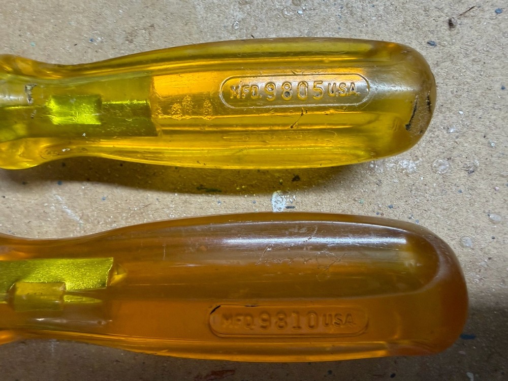 Vintage Proto Flat Screwdrivers