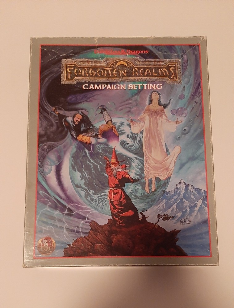 TSR AD&D 2e Dungeons & Dragons Forgotten Realms Campaign Setting Boxed Set