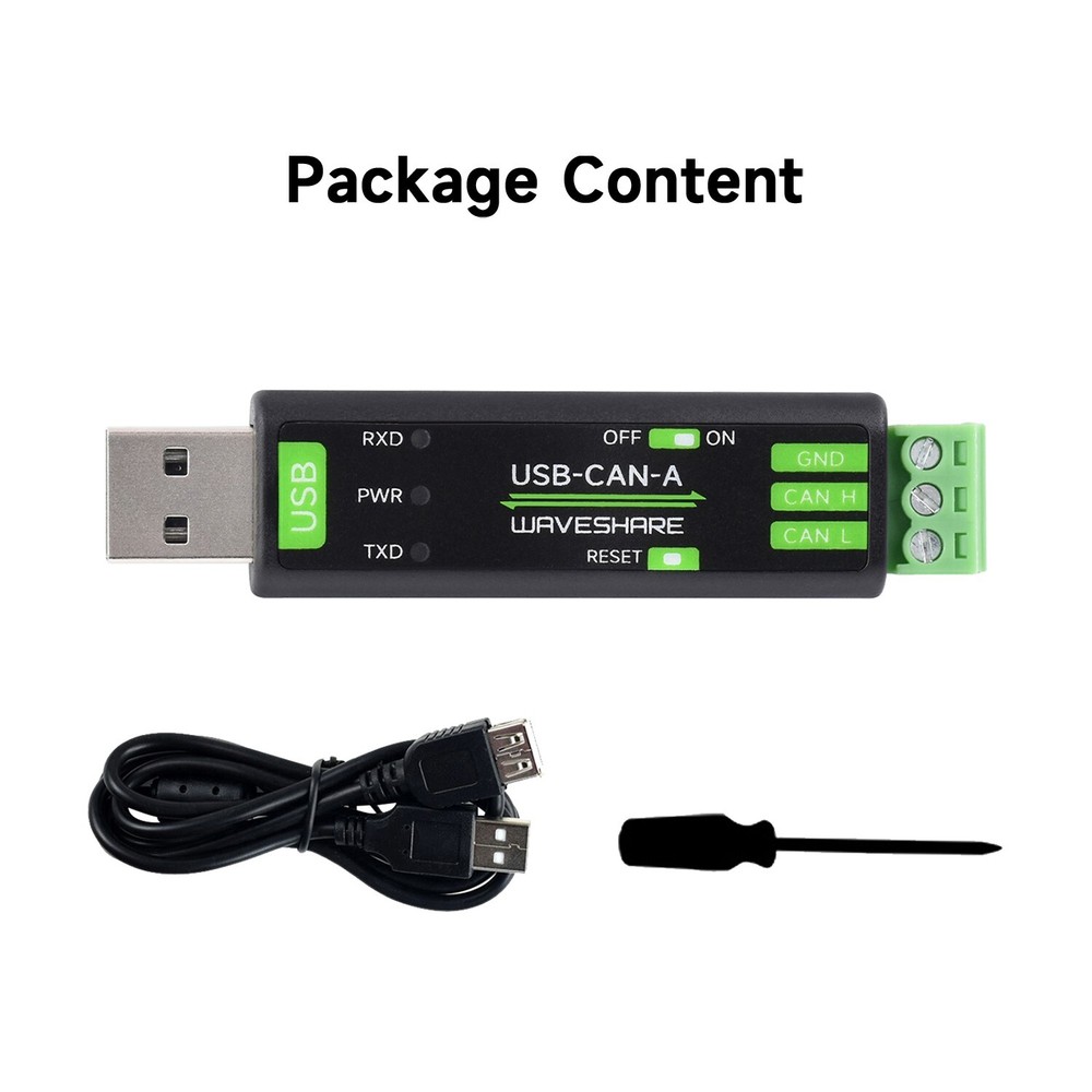 Waveshare USB to CAN Adapter Model A STM32 Chip Solution Multiple Working modes
