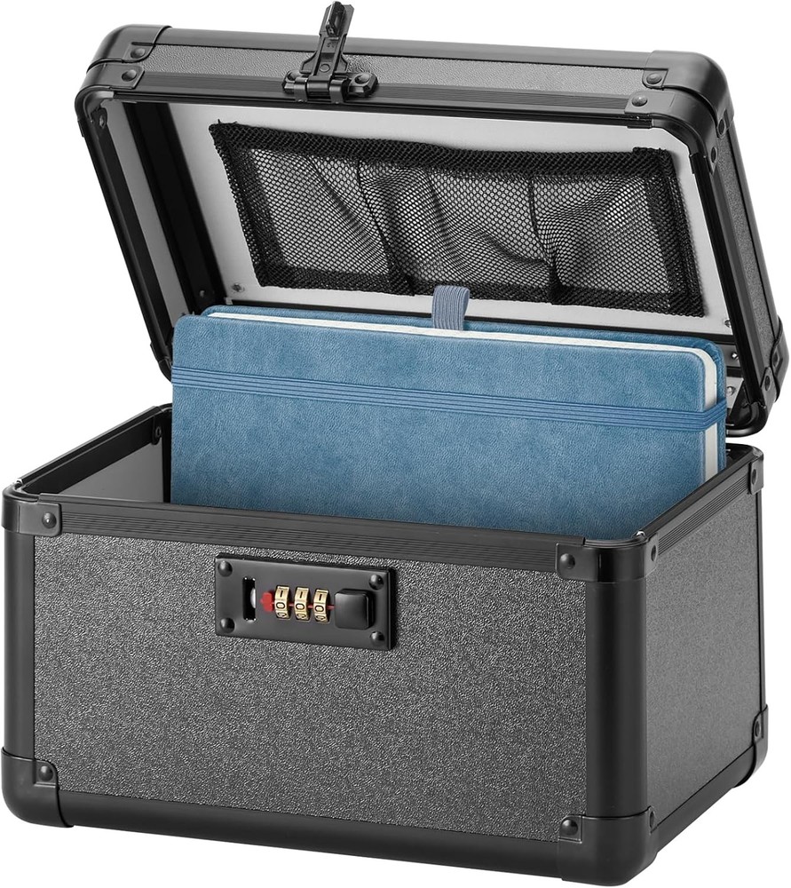Large Lock Box Security Combination Lock Box Locking Storage Case Personal Items