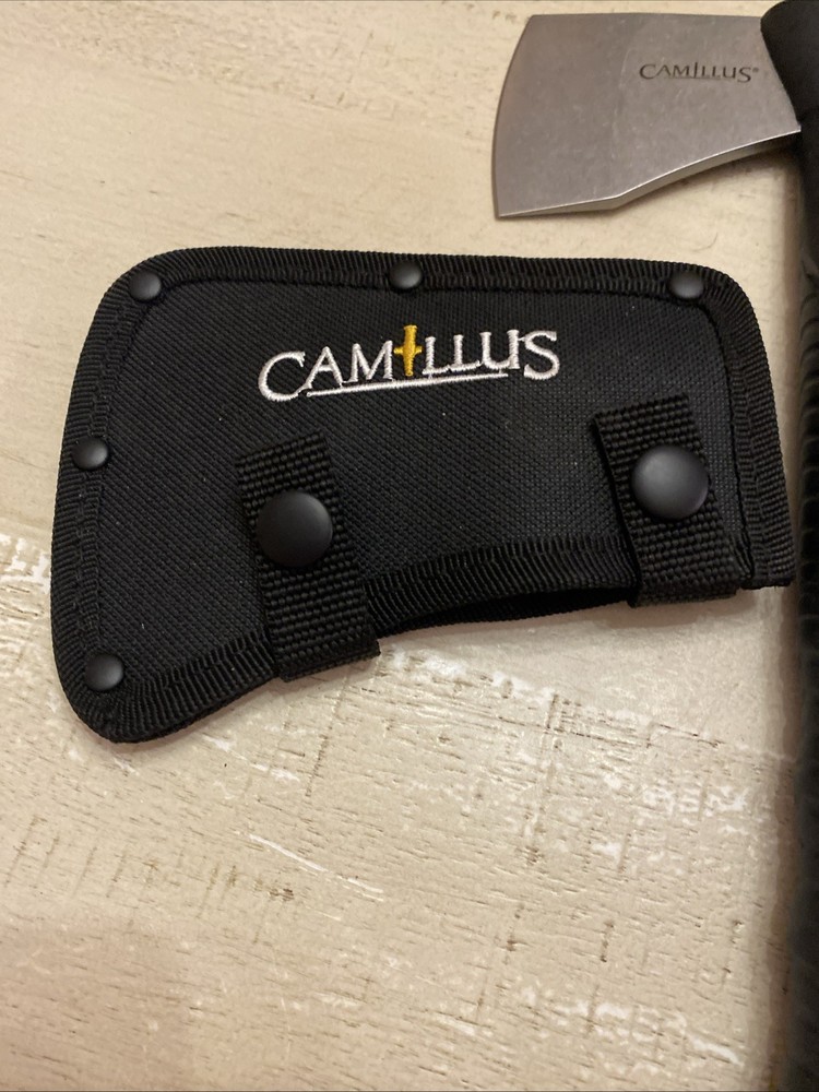 Camillus Black Hatchet Axe Plastic Handle & Sheath