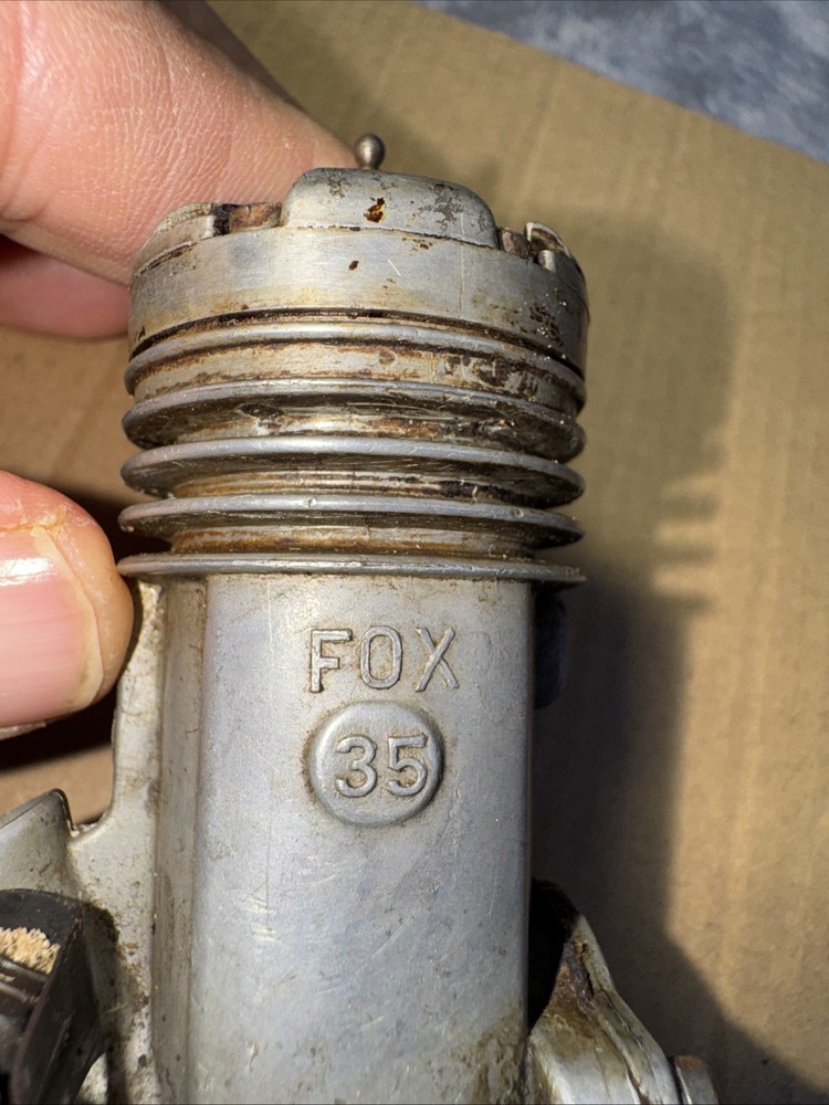Vintage Fox 35 Model Plane Engine Untested, Maybe For Parts And Repair