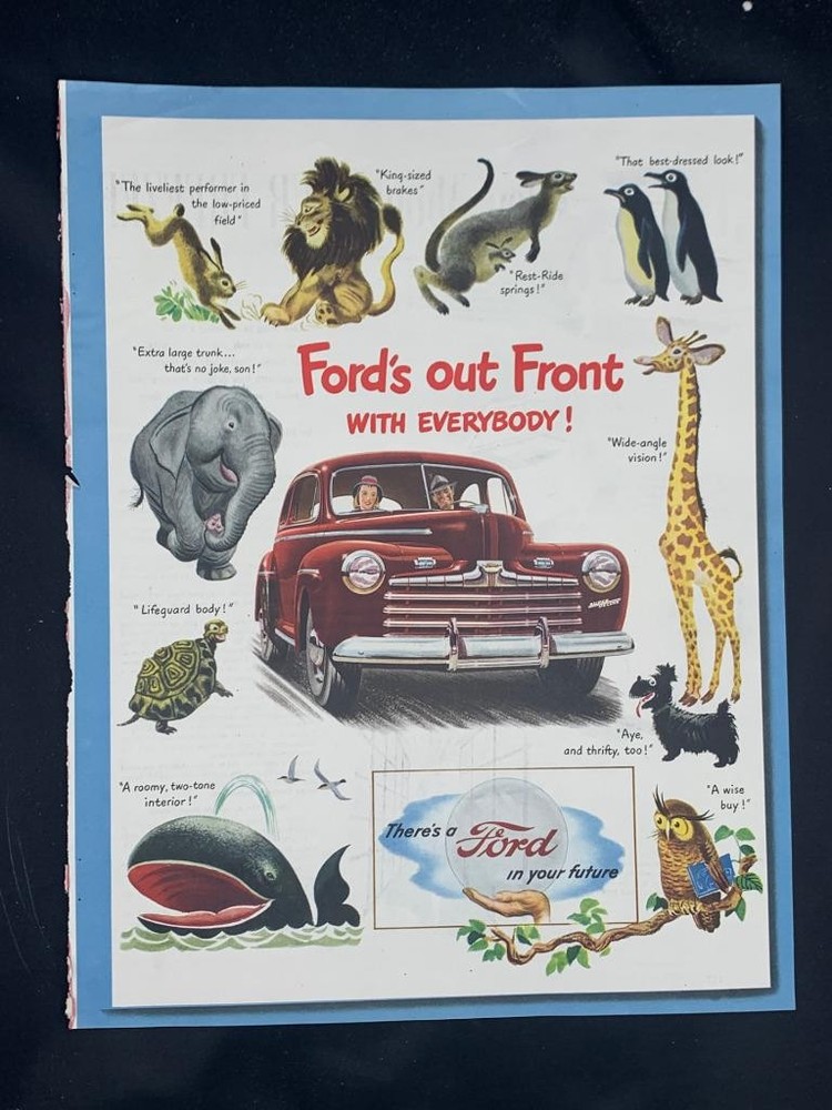 Magazine Ad* - 1947 - Ford - (#11)