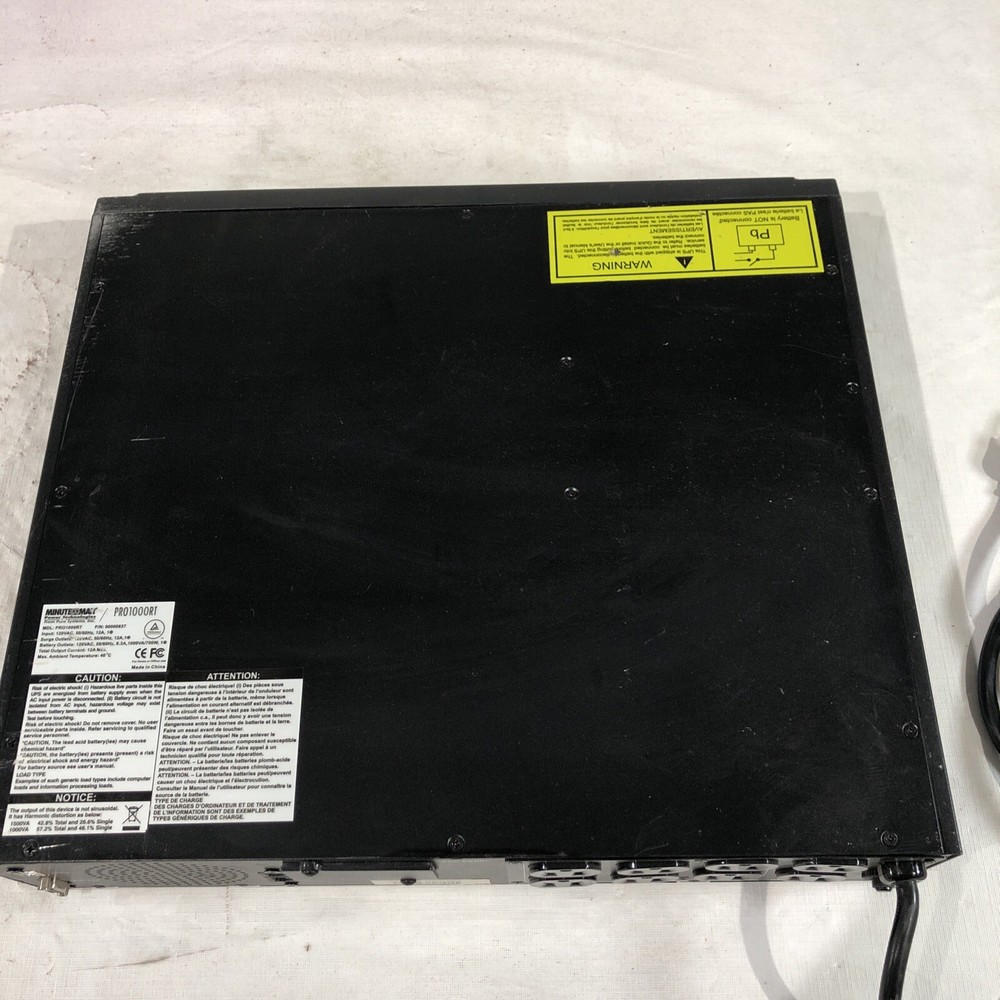 Minuteman PRO 1000RT 8-Outlet USB ( No Batteries)