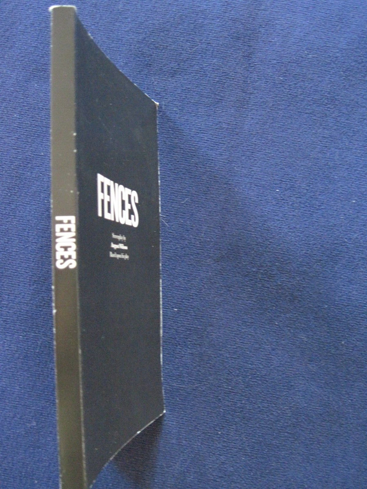 ORIGINAL SCRIPT - FENCES - OSCAR CONSIDERATION 1st Ed in Book Form