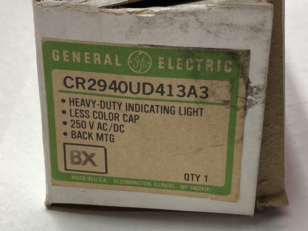 General Electric,CR2940UD413A3,OilTight Indicator Light