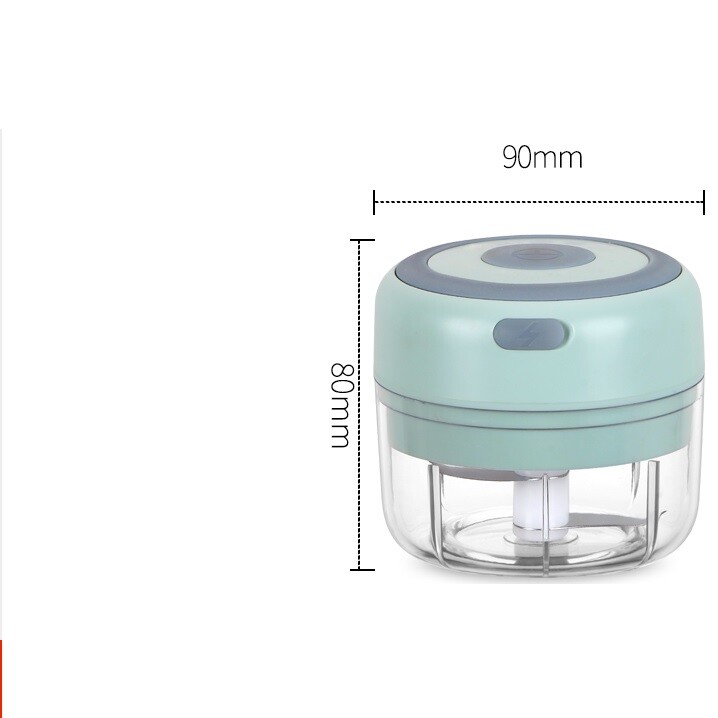 Mini Electric Garlic Chopper USB Charging Ginger Masher Machine Sturdy Durable C