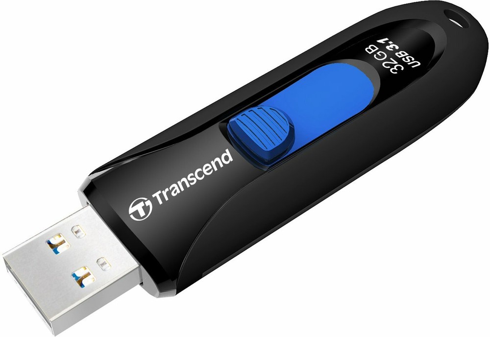2 Pack Transcend 32GB Jetflash 790 USB 3.0 Flash Drive Memory Stick