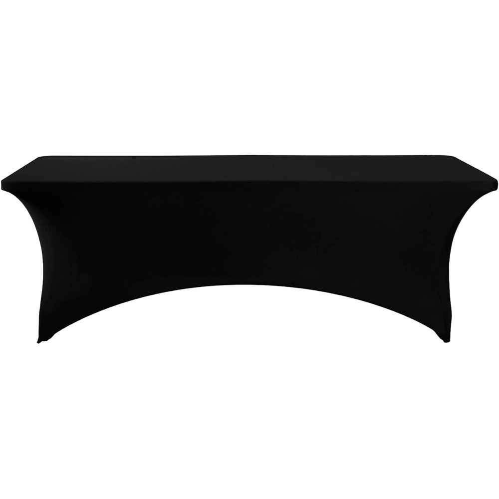 6Pack Spandex Table Covers 6ft，Fitted Tablecloth for 6ft Rectangular Tables, ...
