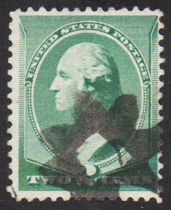 MALACK 213 F/VF, flower cancel, robust color! v3699
