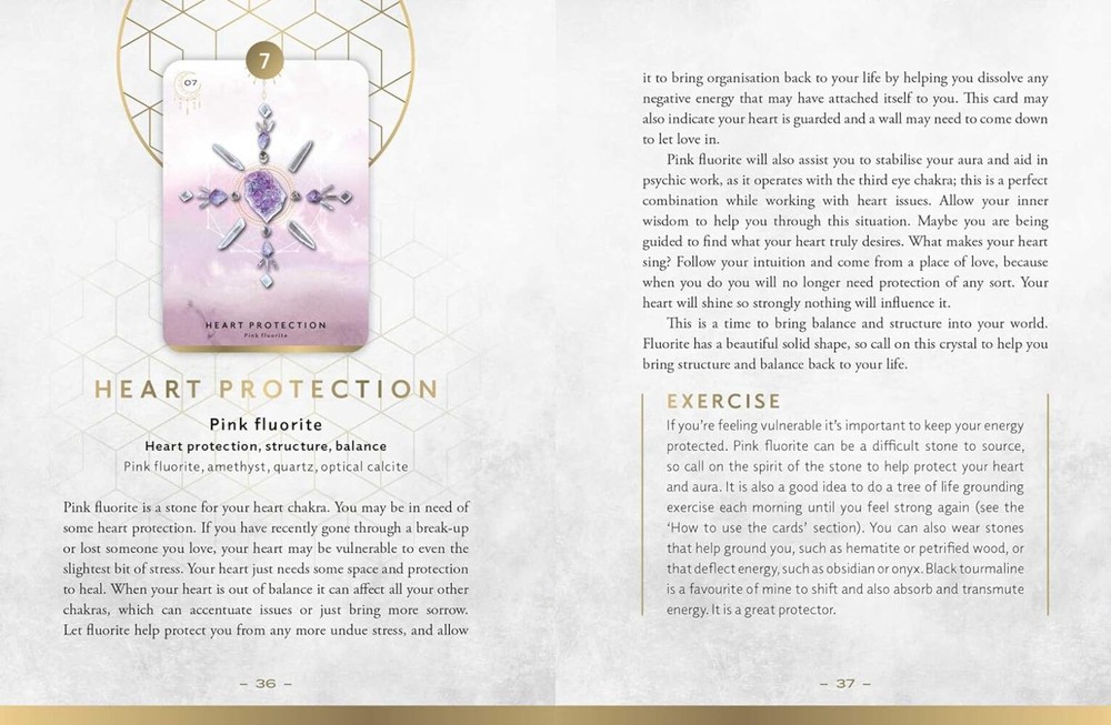 Crystal Grid Oracle Cards Deck Deluxe Edition Rockpool Publishing