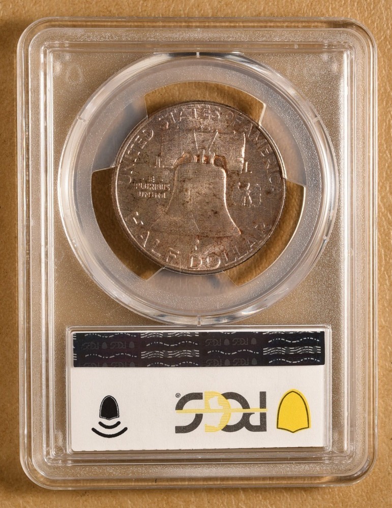 1955 P Franklin Silver Half Dollar PCGS MS65FBL
