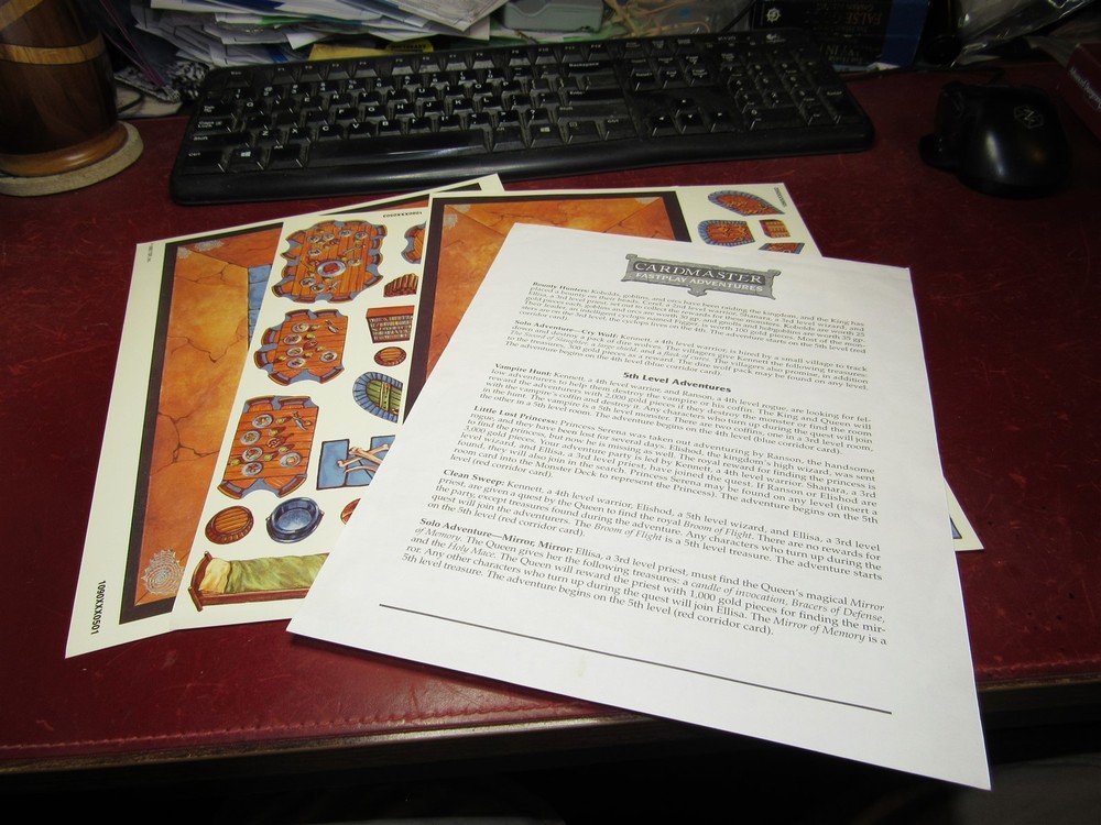 TSR AD&D: Cardmaster Adventure Design Deck box set