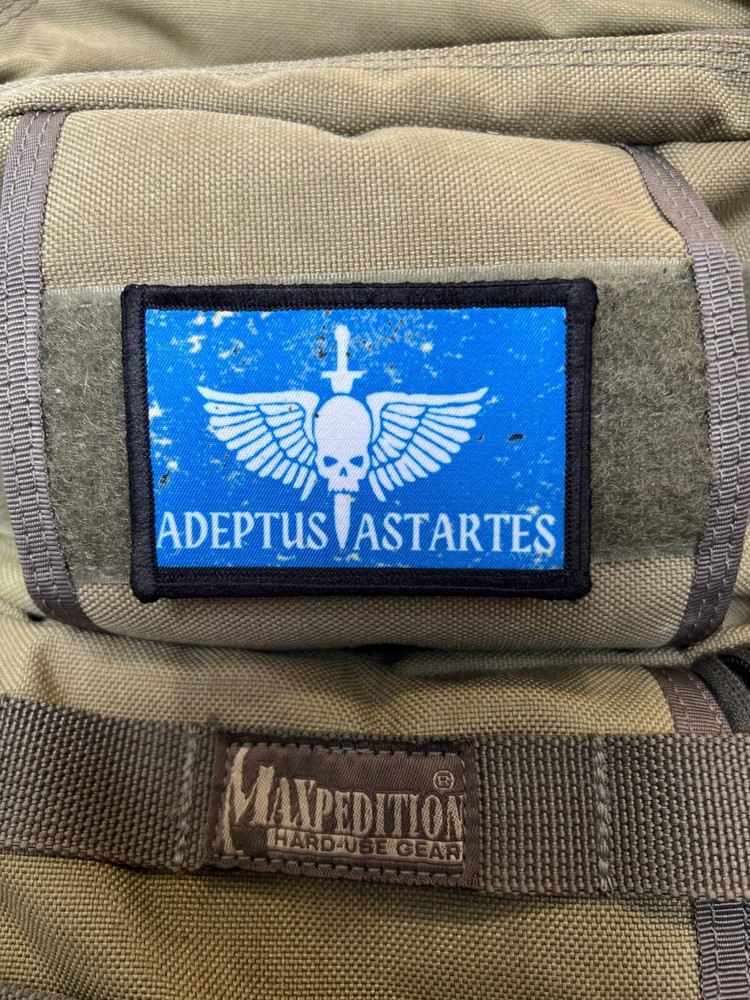 Adeptus Astartes Space Marines Morale Patch Video Game Hook and Loop USA