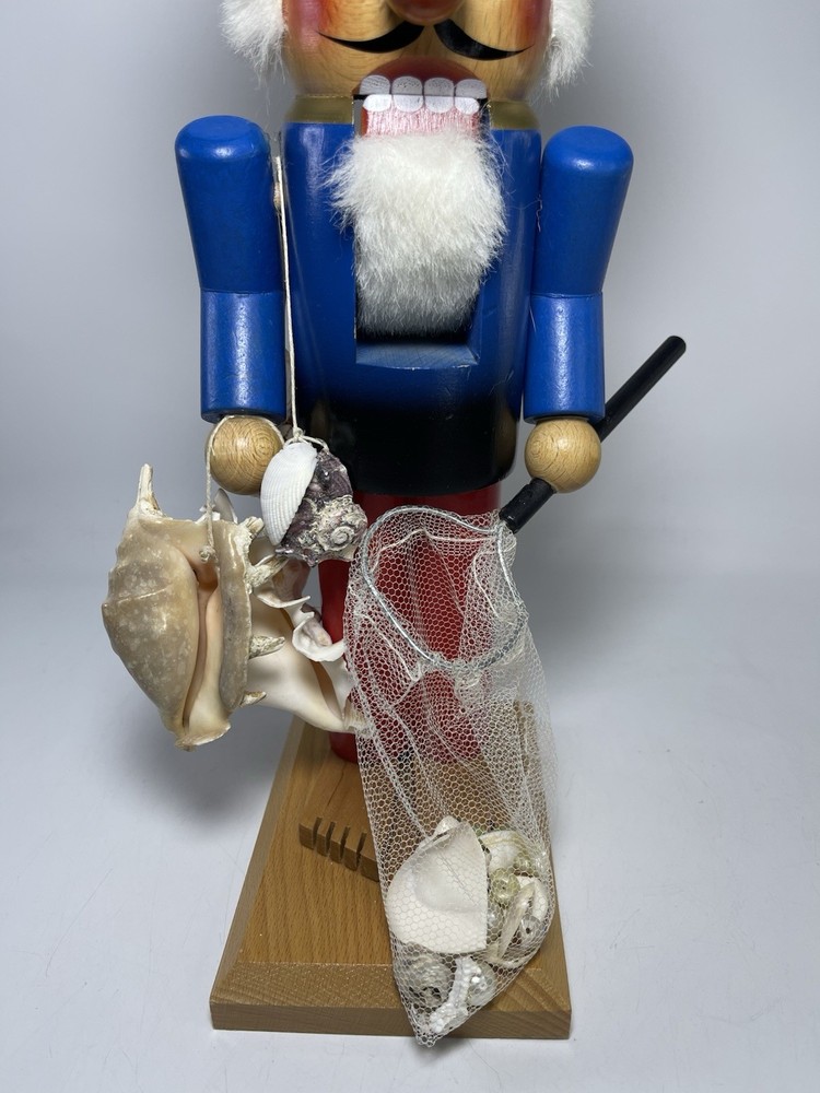 VINTAGE STEINBACH VOLKSKUNST NUTCRACKER - SEASHELLS COMPLETE GERMANY