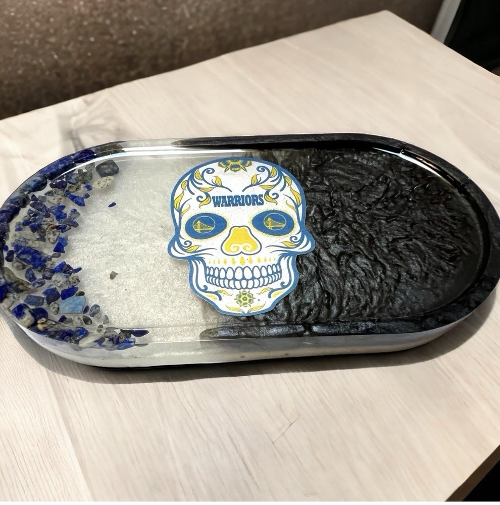 Dub Nation Sugar Skull Tray 🏀