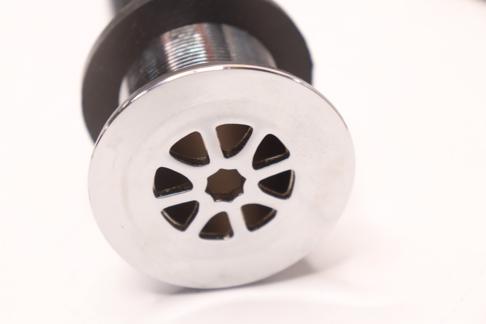 Oatey Designline Chrome-Plated Brass Grid Drain without Overflow