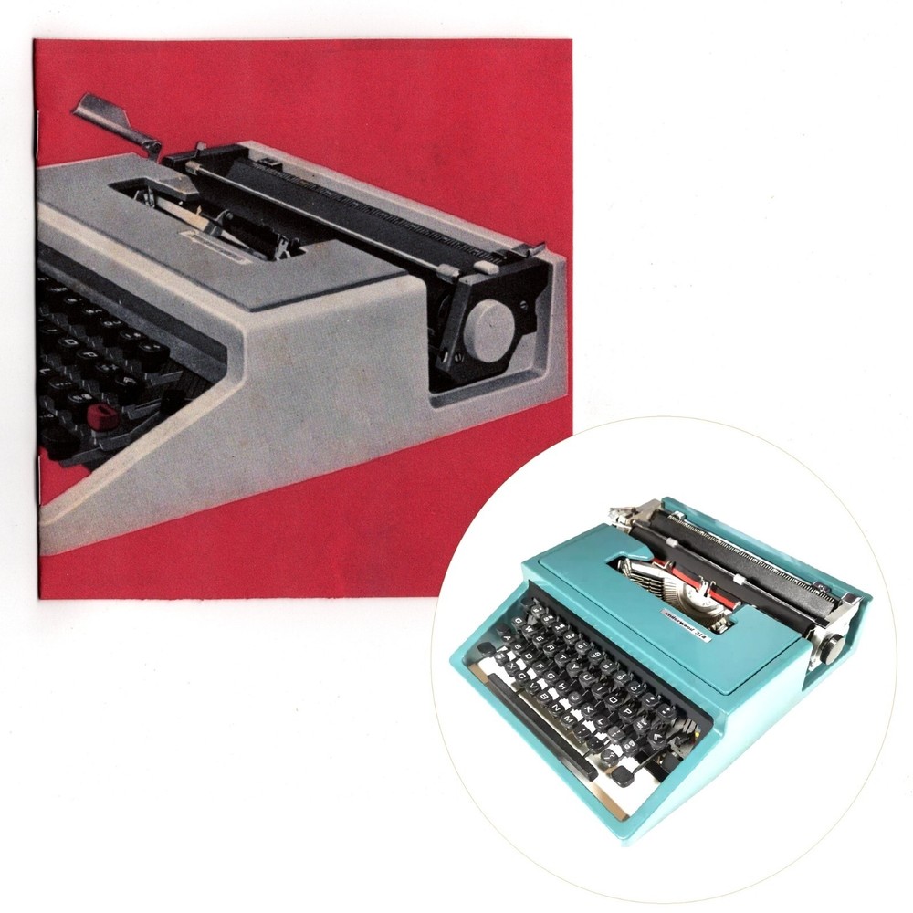 Underwood 314 Typewriter Instruction Manual Use Repro Vtg Guide