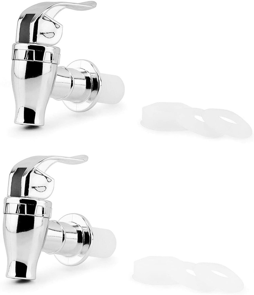 Push Style Spigots for Beverage Dispenser Carafes (2-Pack)