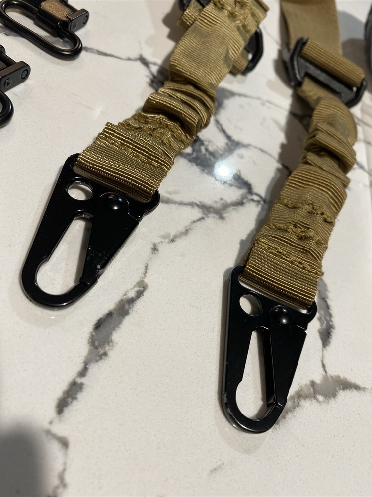 Tan Military 2 Point Sling 3 Pack