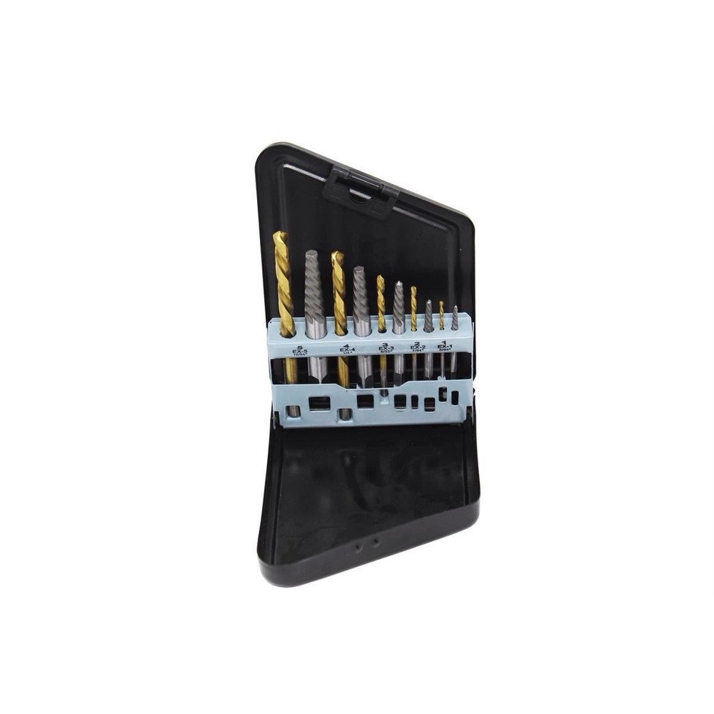K Tool International Extractor Drill Bit Set 10 pc Set