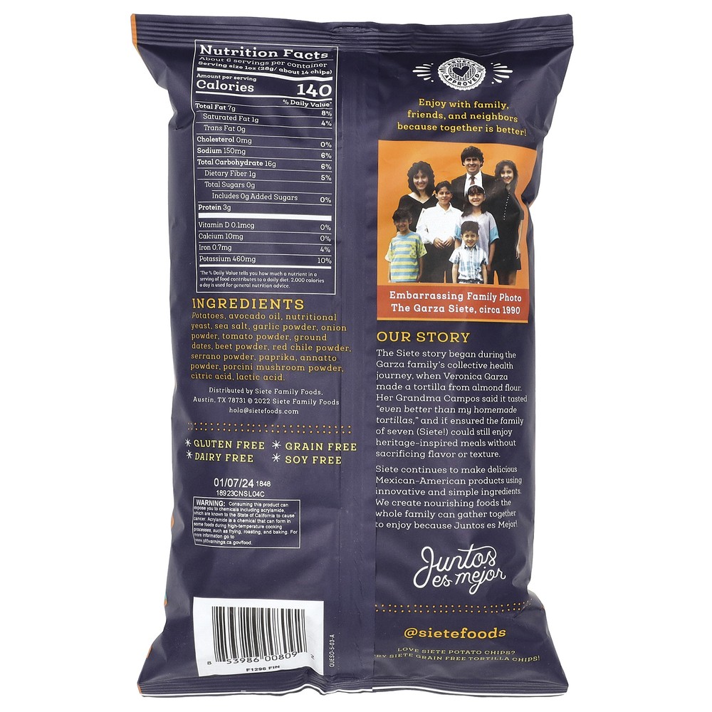 Potato Chips, Queso, 5.5 oz (156 g)