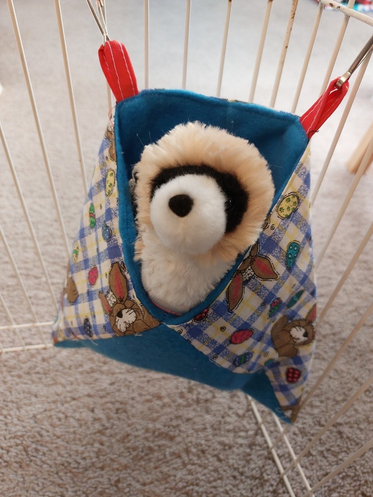 Ferret Corner Sack - Easter Bunnies & Eggs Pattern