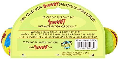 Yeowww My Cats Balls, 3 Balls per Pack
