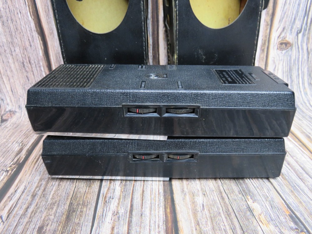 Vintage Channel Master CB Transceiver Set 2 Channel Model 6553 With Cases