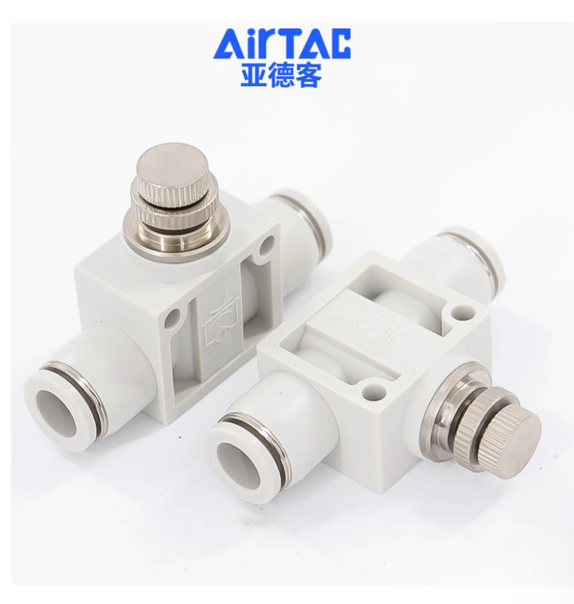 1PC NEW AirTac Through speed regulating valve PSA-4 #LL