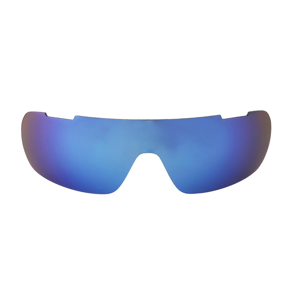 Walleva Two Pairs Polarized Lenses For POC Blade - Fire Red + Ice Blue