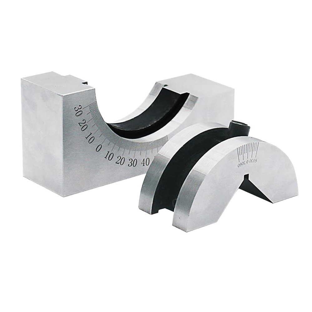 NEW Toolmaker Gauge Micro Adjustable 0°-60° Angle V Block Milling Setupwith Box