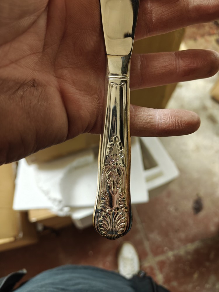 Silver Plated Vintage Knives