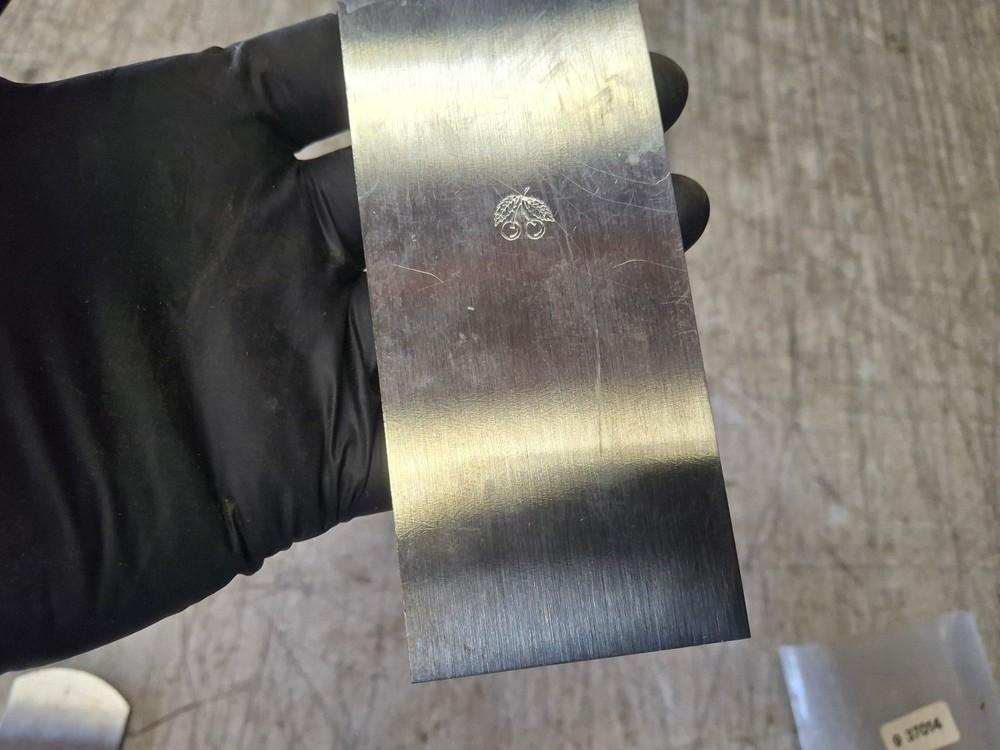 (3) Two Cherries Kirschen Rectangular Gooseneck Hollow Round Cabinet Scraper