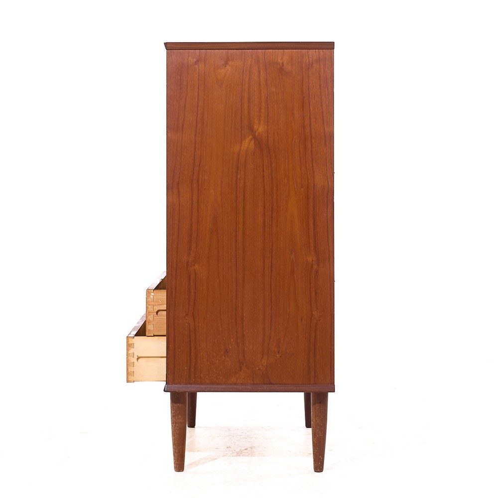 Arne Vodder Style Mid Century Danish Teak Armoire