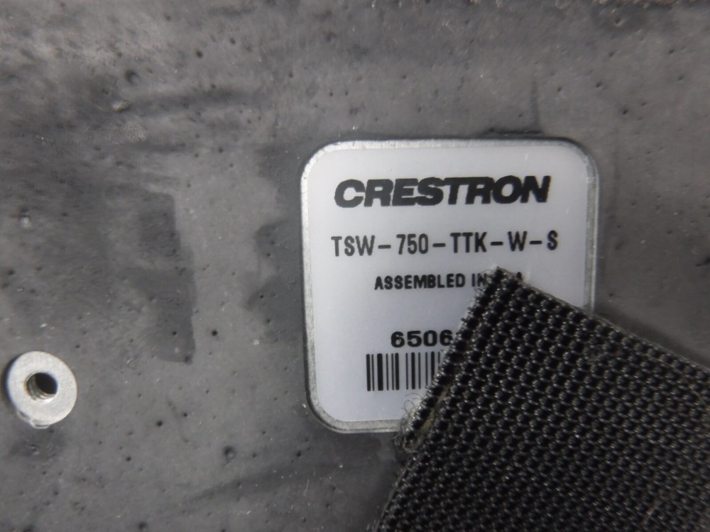 Crestron TSW-752-W-S White Touch Screen Panel w/ Table Top Mount