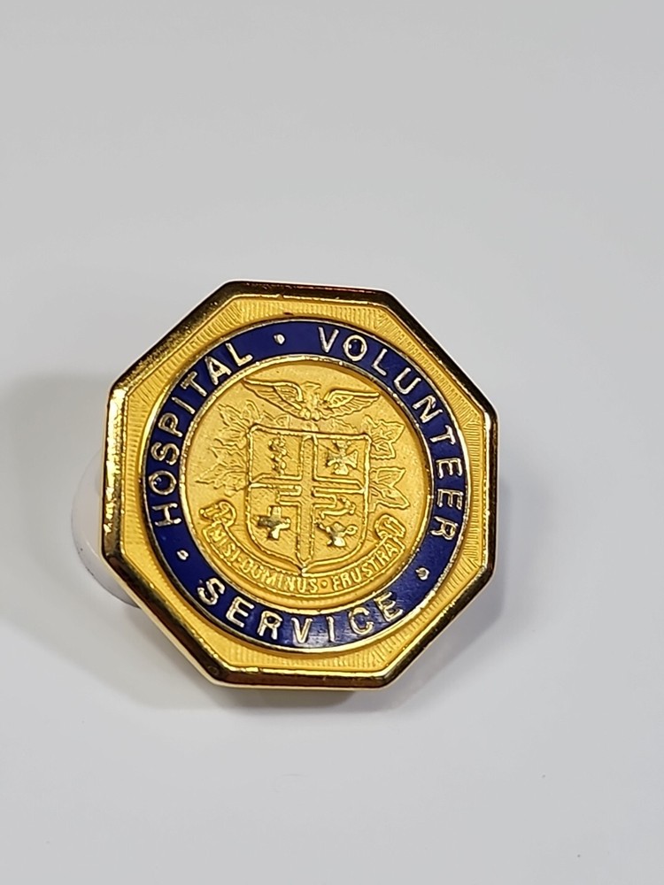 Hospital Volunteer Service Lapel Pin *