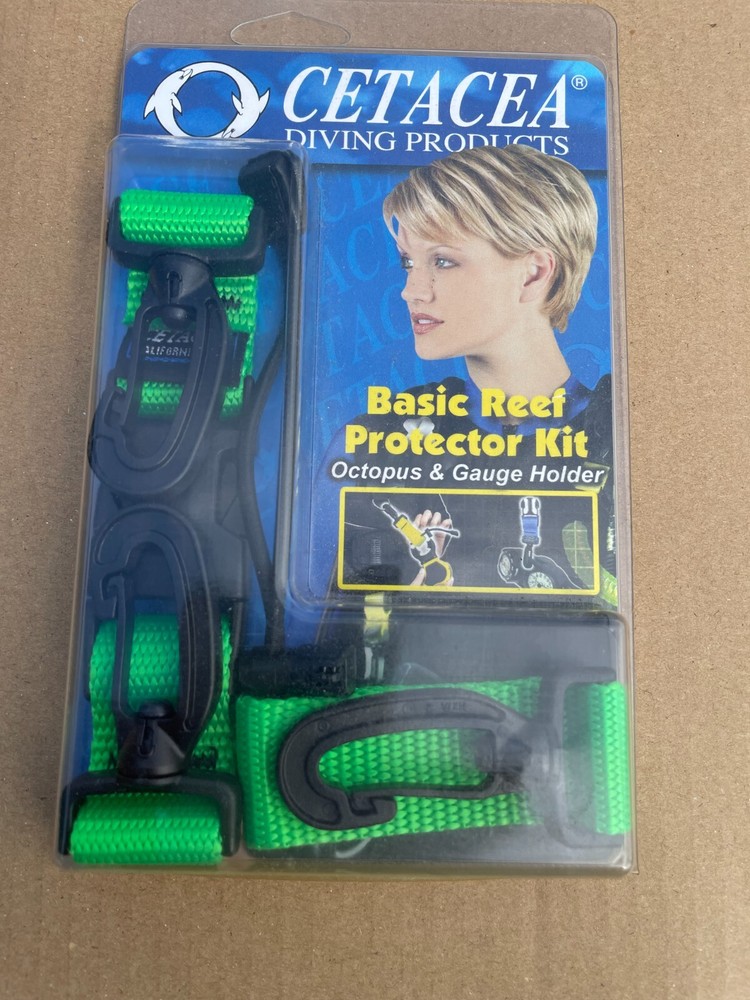 cetacea basic reef protector kit octo n gauge holder scuba spg
