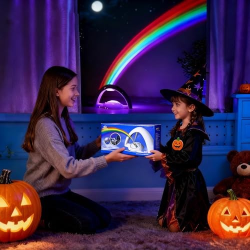 Rainbow Led Lights - USB Power Supply Rainbow Projector Night Light Projector