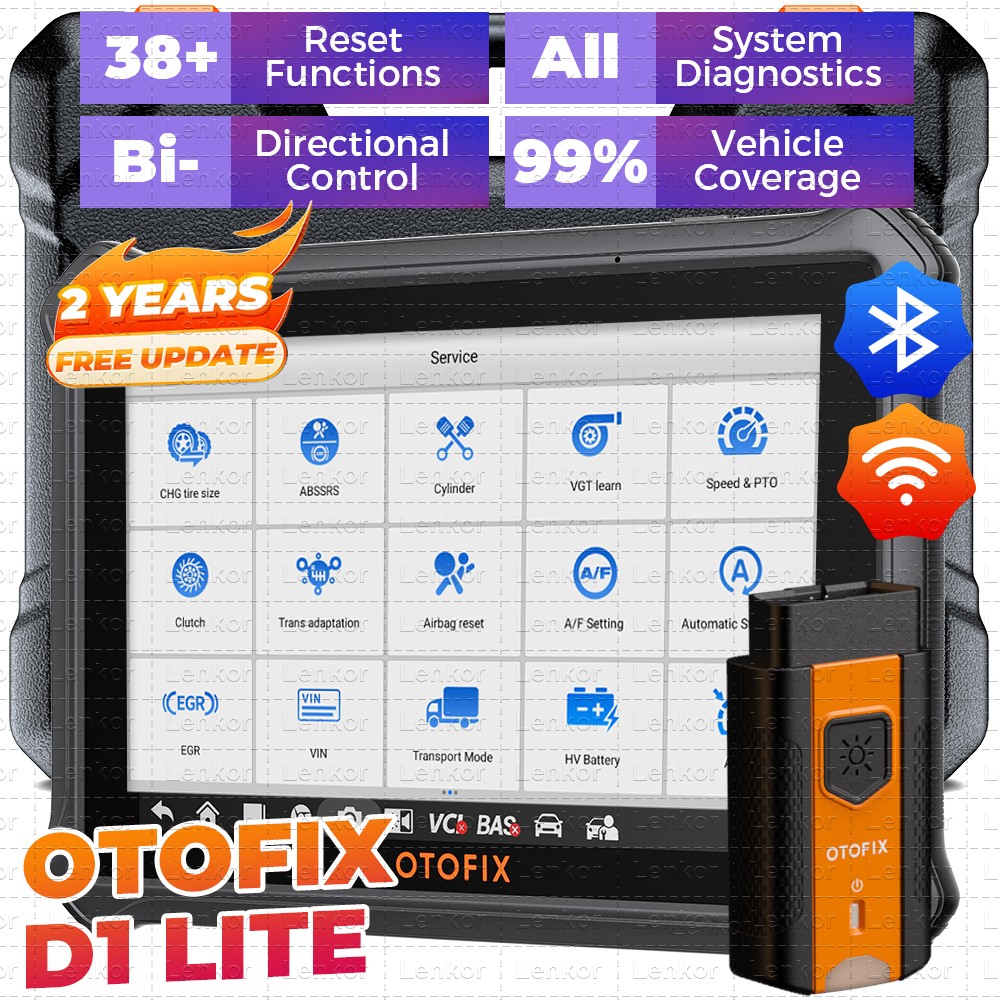 2025 OTOFIX D1 Lite Bidirectional Full System Diagnostic Tool Key Coding Scanner