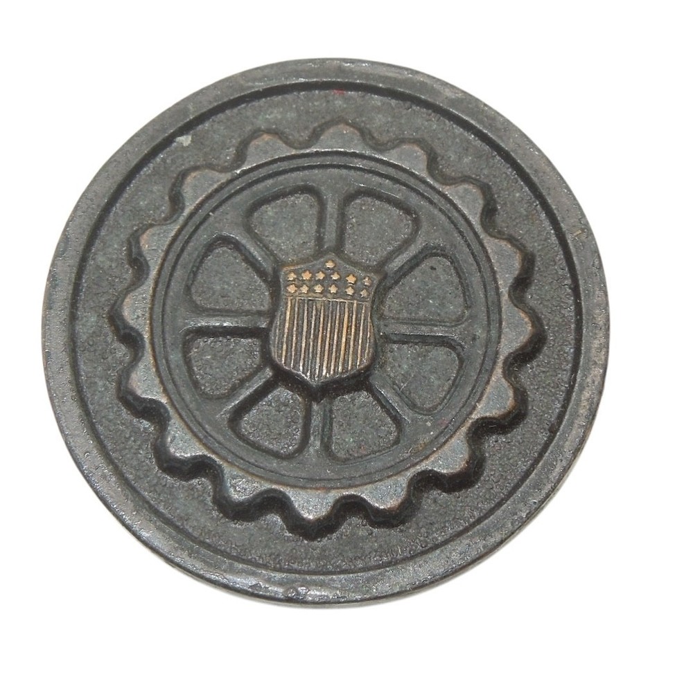 Original WWI US Army Service Corps Collar Disc Pin CA14