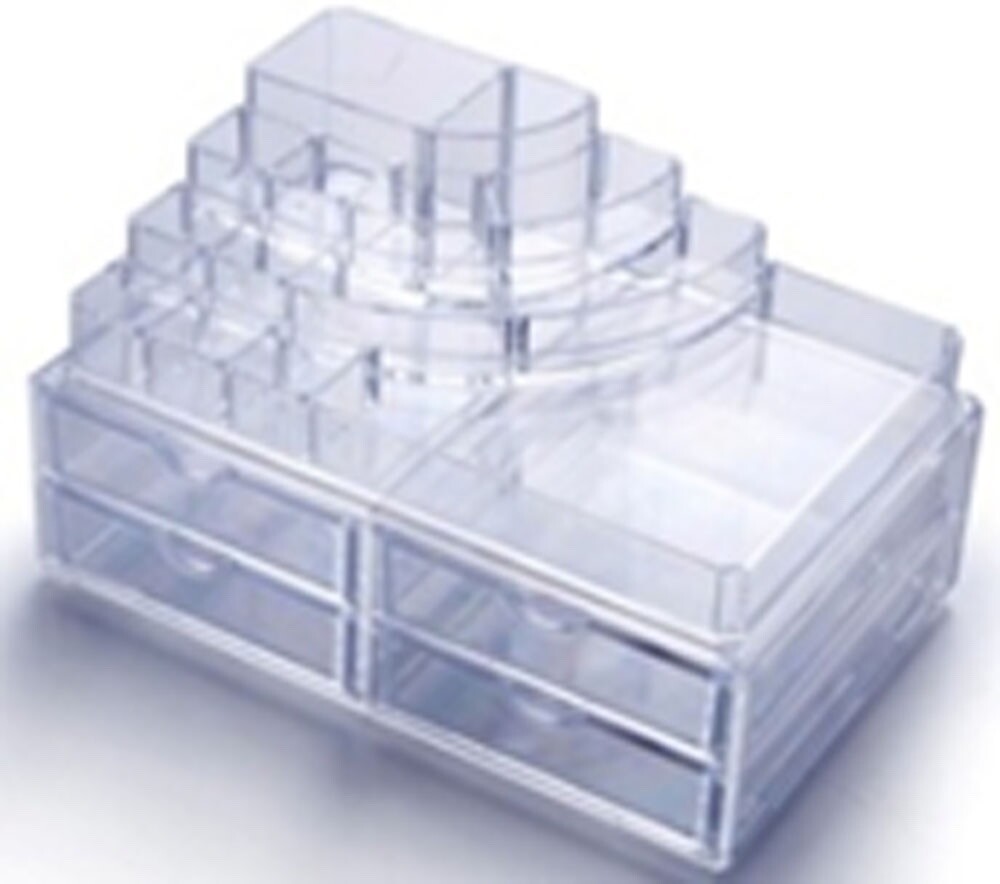 Stackable Cosmetic Organizer 13.5" Extra Wide - 2 Drawer (XL)