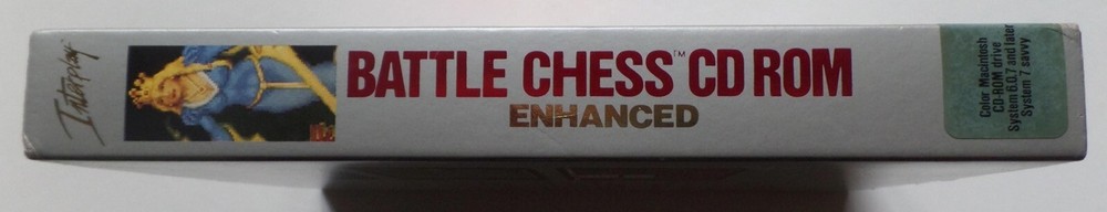 BATTLE CHESS - Macintosh Game Box Enhanced CD-Rom Vintage Interplay