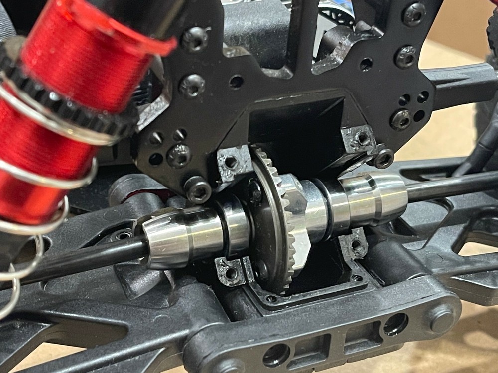 Stainless Steel Solid Axle Diff Differential Locker for 1/7 Arrma 6S Fireteam