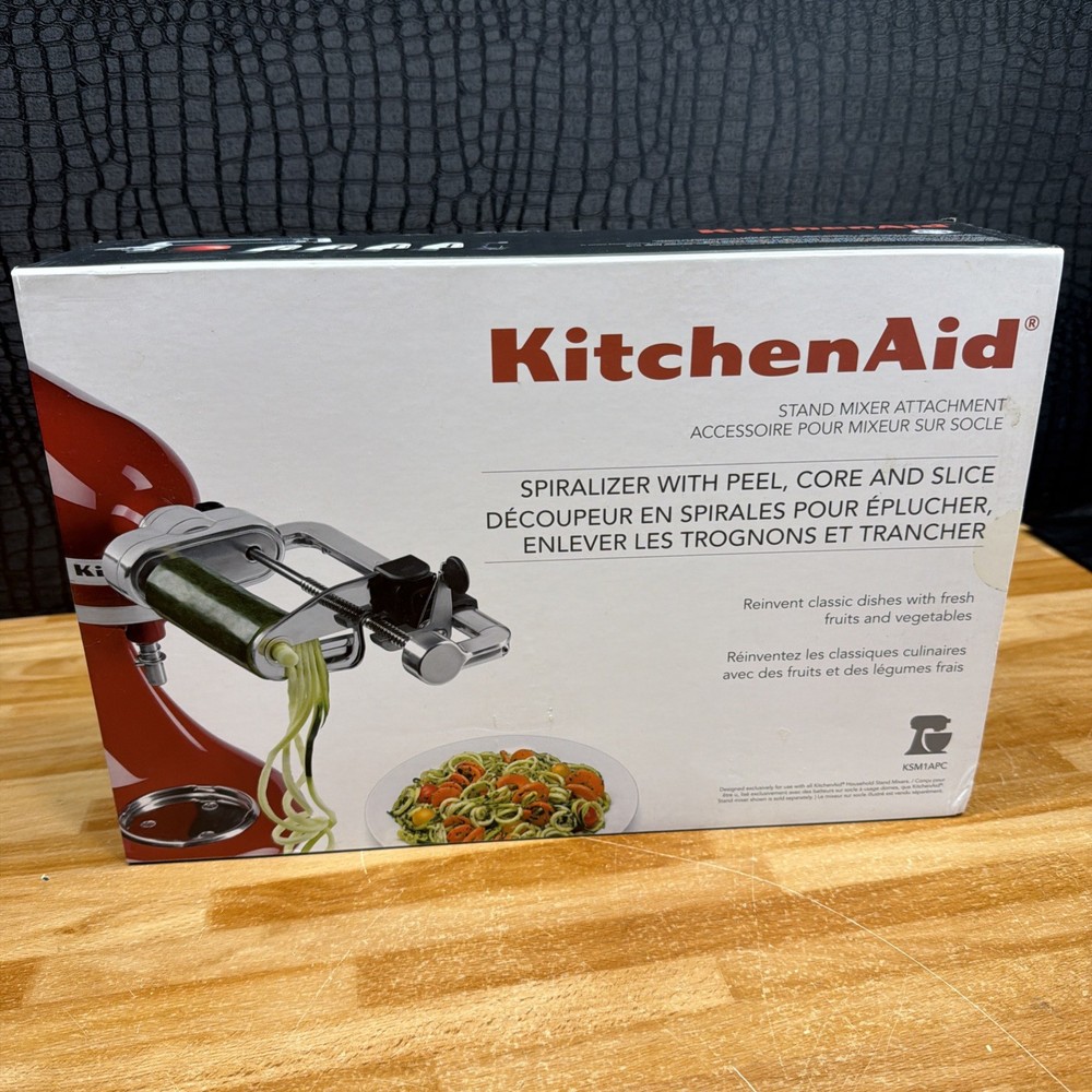 KitchenAid Spiralizer Attachment Peel Core Slice KSM1APC for Stand Mixer