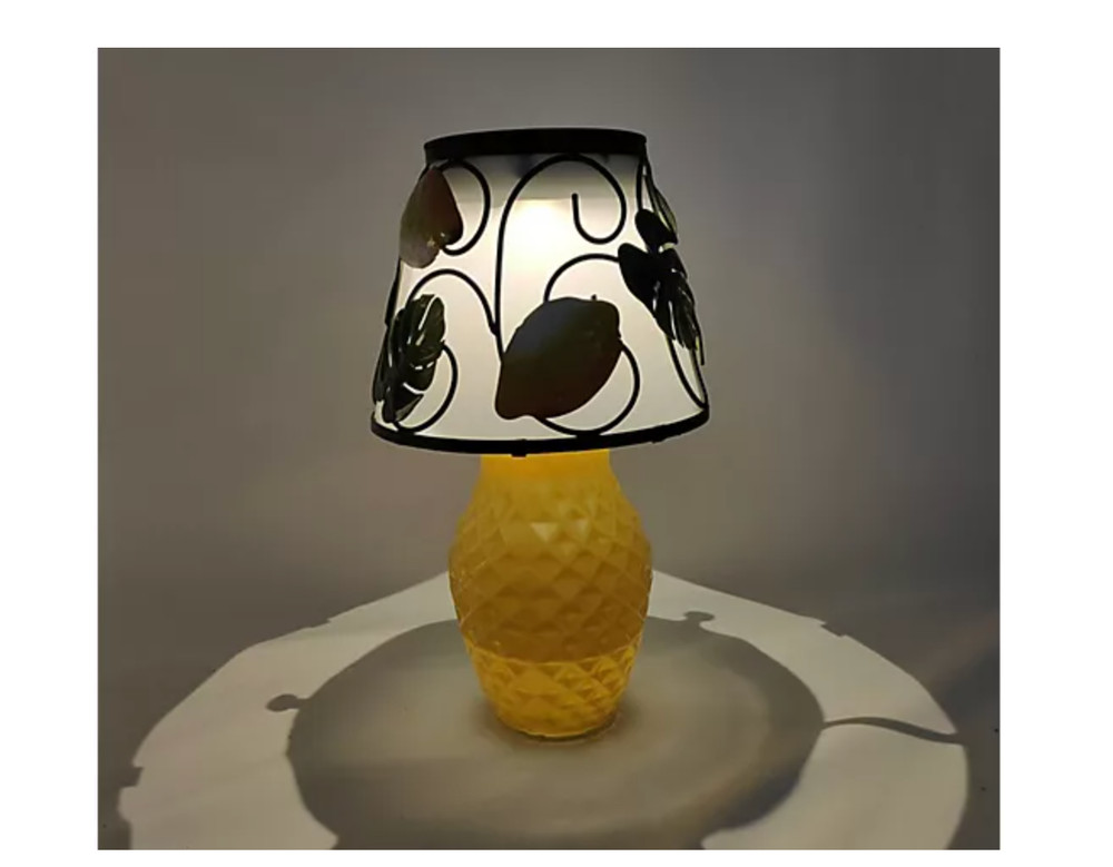 Temp-tations Outdoors Tabletop Solar Lamp