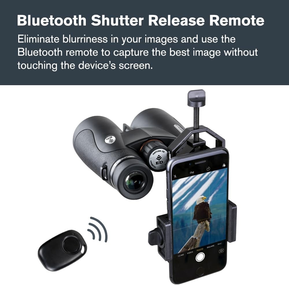Smartphone Adapter & Bluetooth Remote for Optics